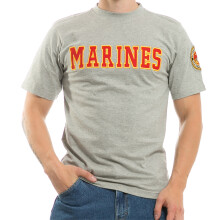 Nivka Text T's Marines Grey XL
