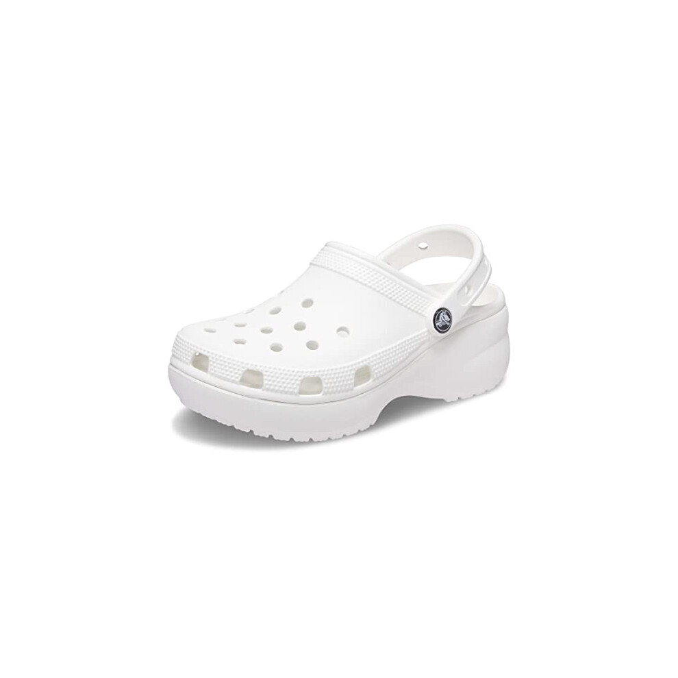 crocs classic Platform clog White 7 M