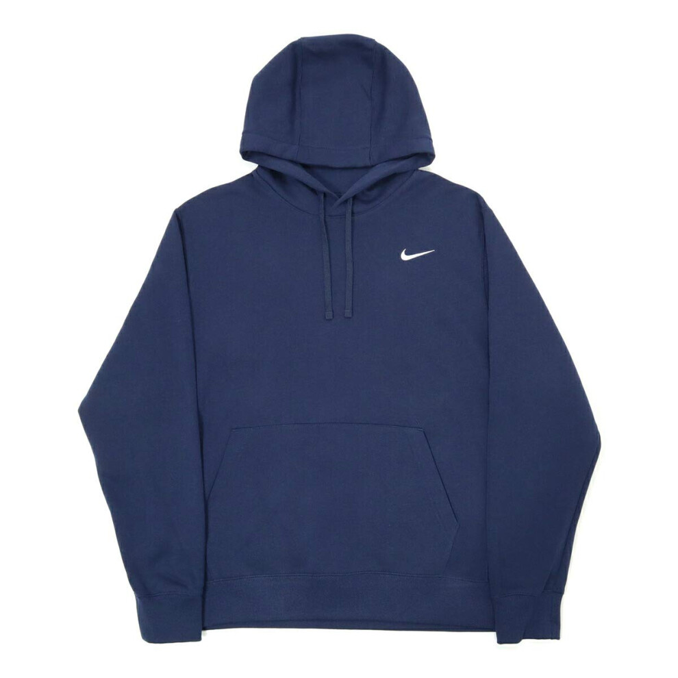 Nike Club Fleece Pullover Hoodie Navy