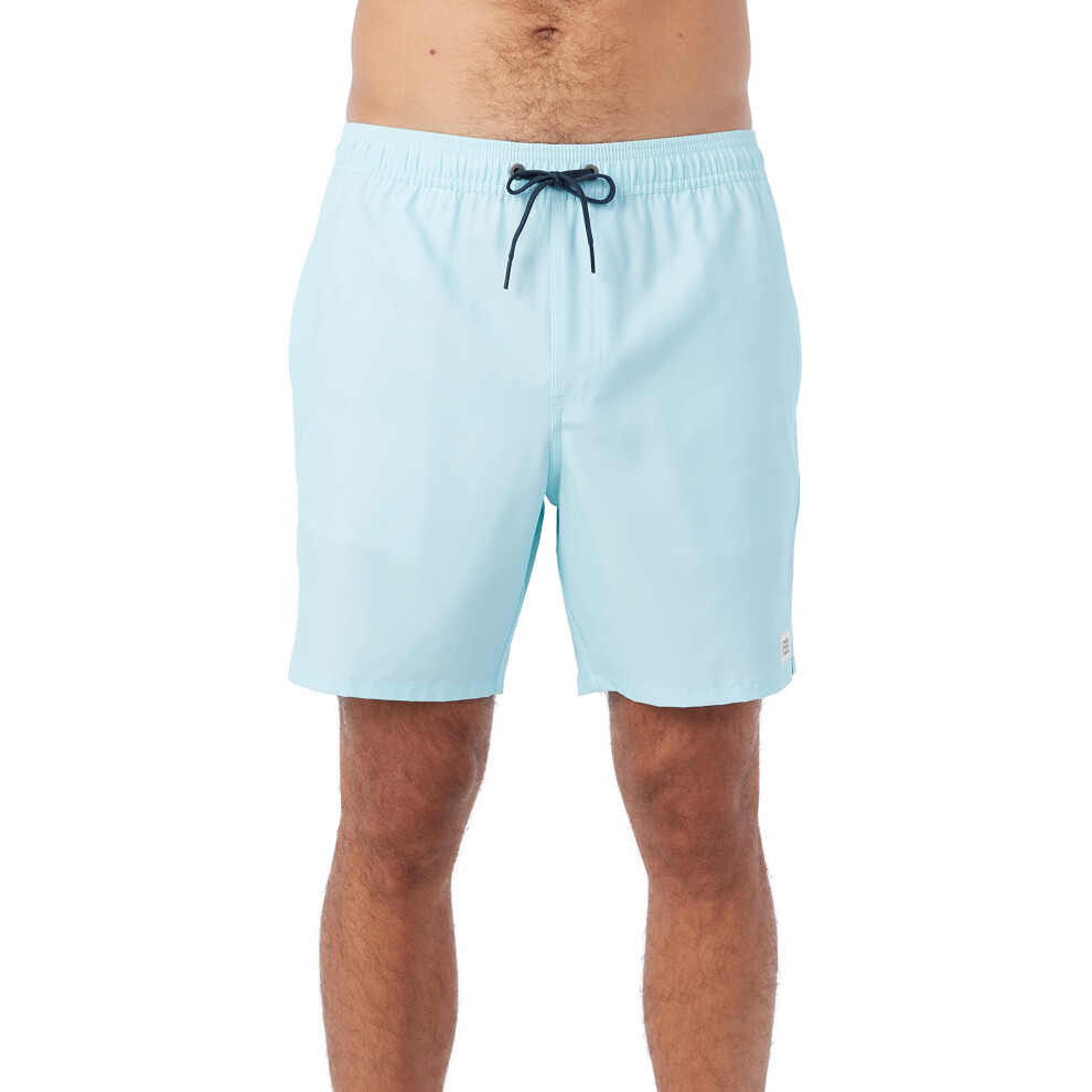 Mens Hermosa Solid Ew 17 Swim  Sky  L