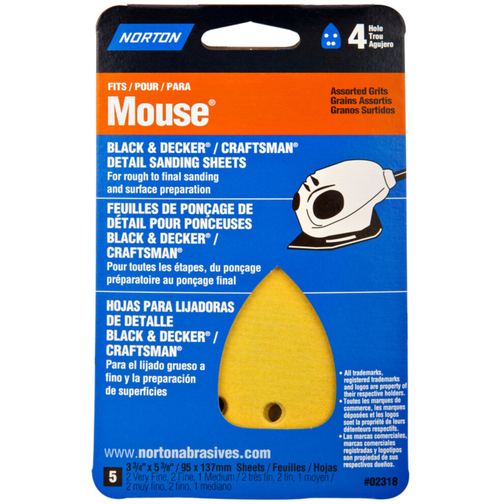 SANDPAPER 5-3/8X3-3/4"""" (Pack of 1)