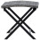 VidaXL vidaXL Folding Stool Poly Rattan Gray 3