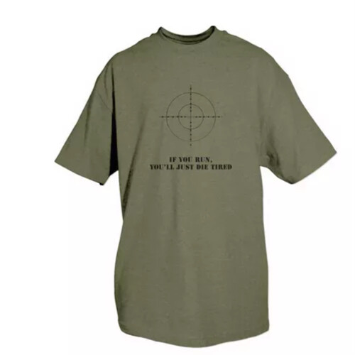 If You Run Tricko Olive Drab - Large