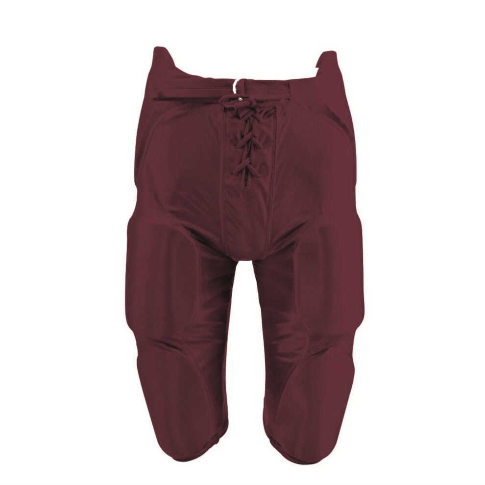FB PANTS-DAZZLE W/PADS-YOUTH-MAROON-3X