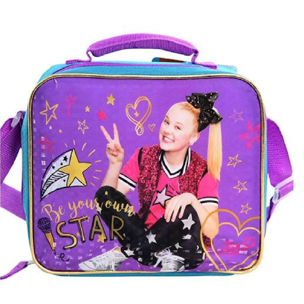 JoJo Siwa Lunch Bag with Strap- Purple