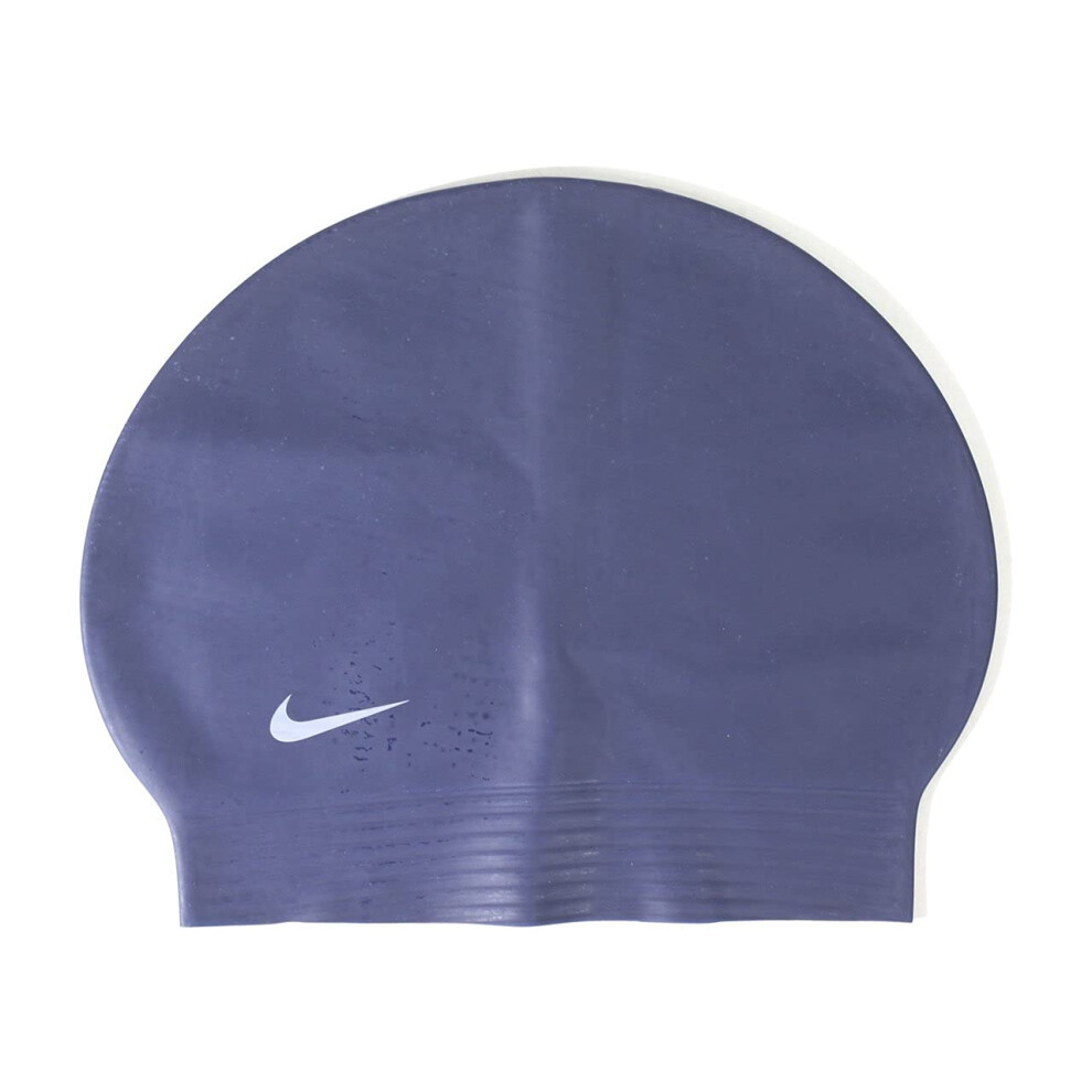 Nike Flat Latex Swim Cap-Midnight Navy