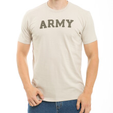 Oceanside Applique T's Army Sand L