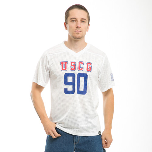 Practice Jersey  Coast Guard  White  S 1