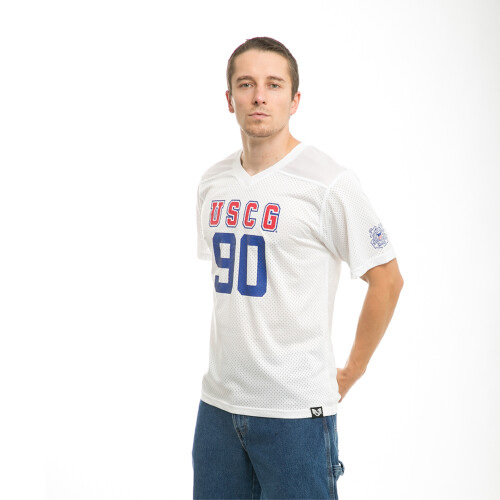 Practice Jersey  Coast Guard  White  S 2