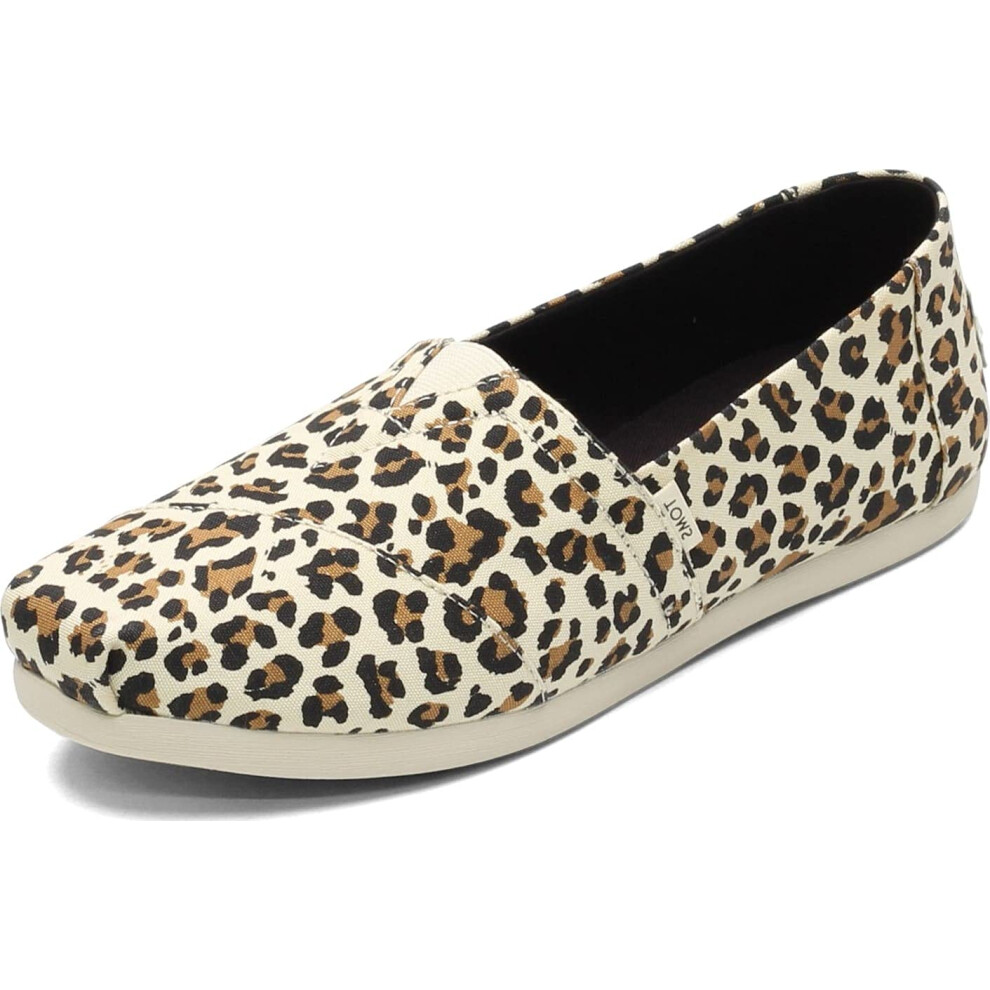 TOMS Womens  Alpargata Slip-On Leopard