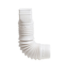 DWNSPOUT ADAPTR 3.75X9 WHT (Pack of 1)