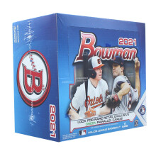 2021 Bowman Baseball Retail Box (24 Packungen/12 Karten)