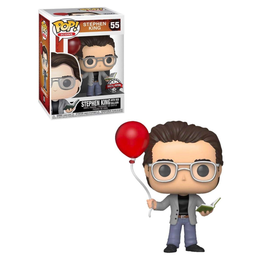 Funko Pop Stephen King with Red Balloon