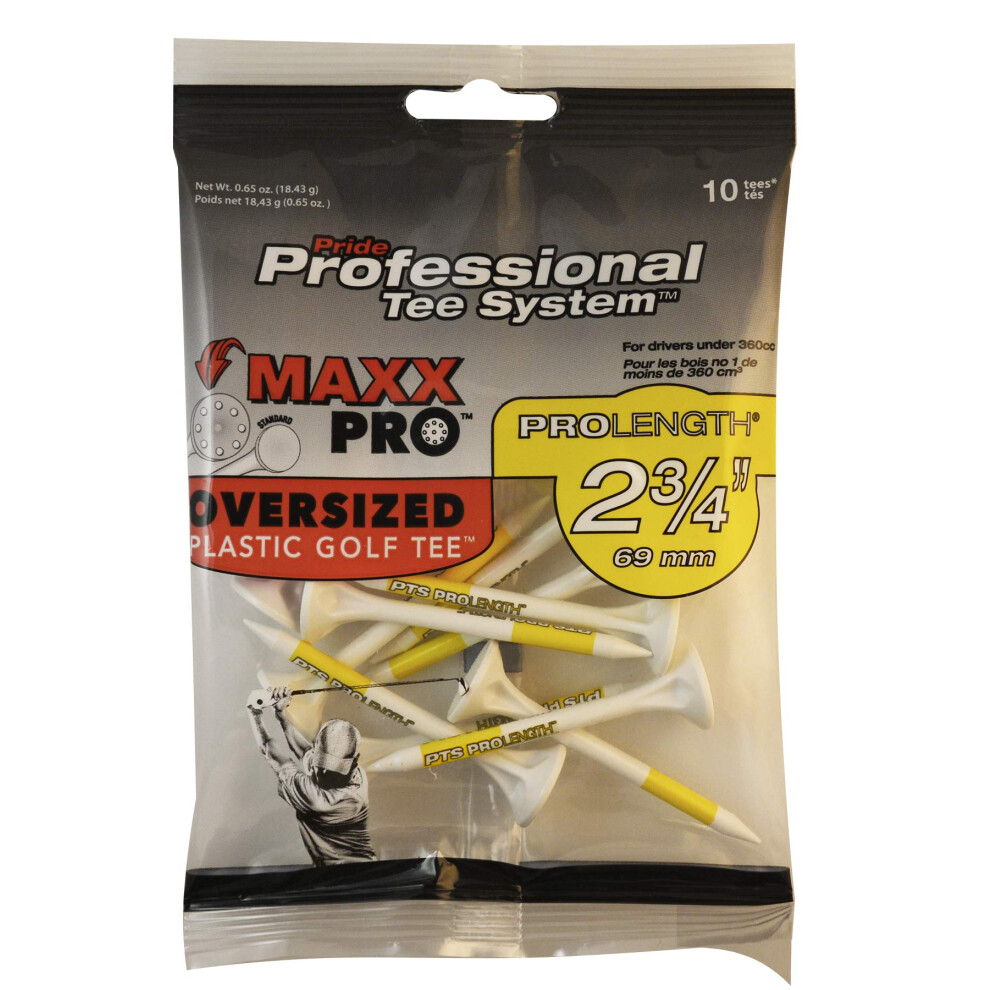 Pride 2-3/4 inch PTS MaxxPro 10ct White