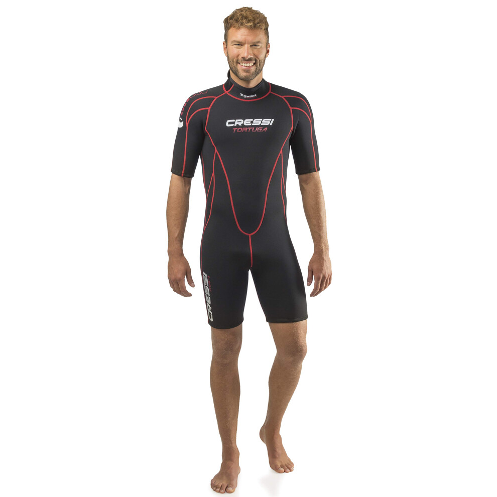 cressi Tortuga 25 mm Man  BlackRed  2XL