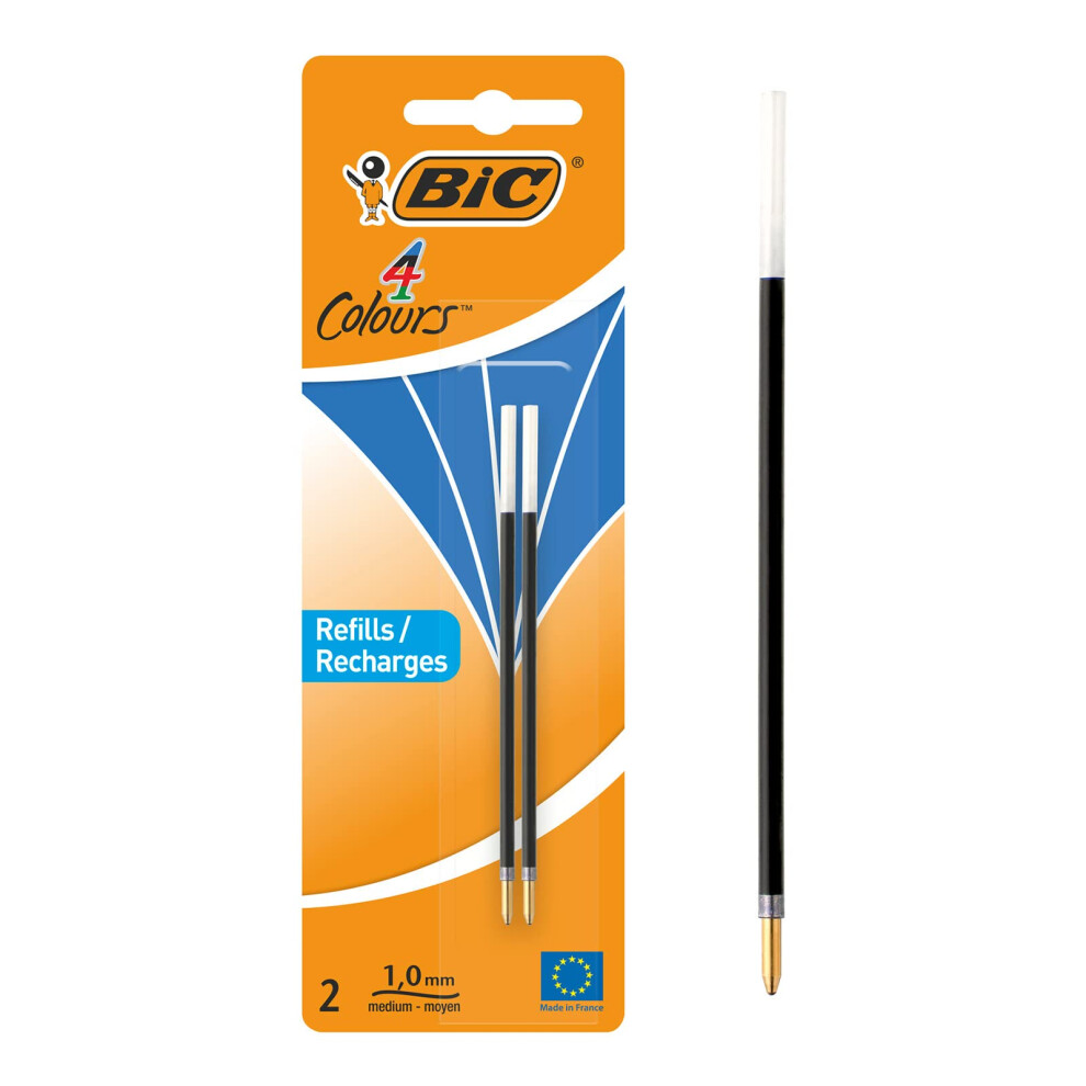 BIC Ballpoint Pen 4Colours 2 Items Blue