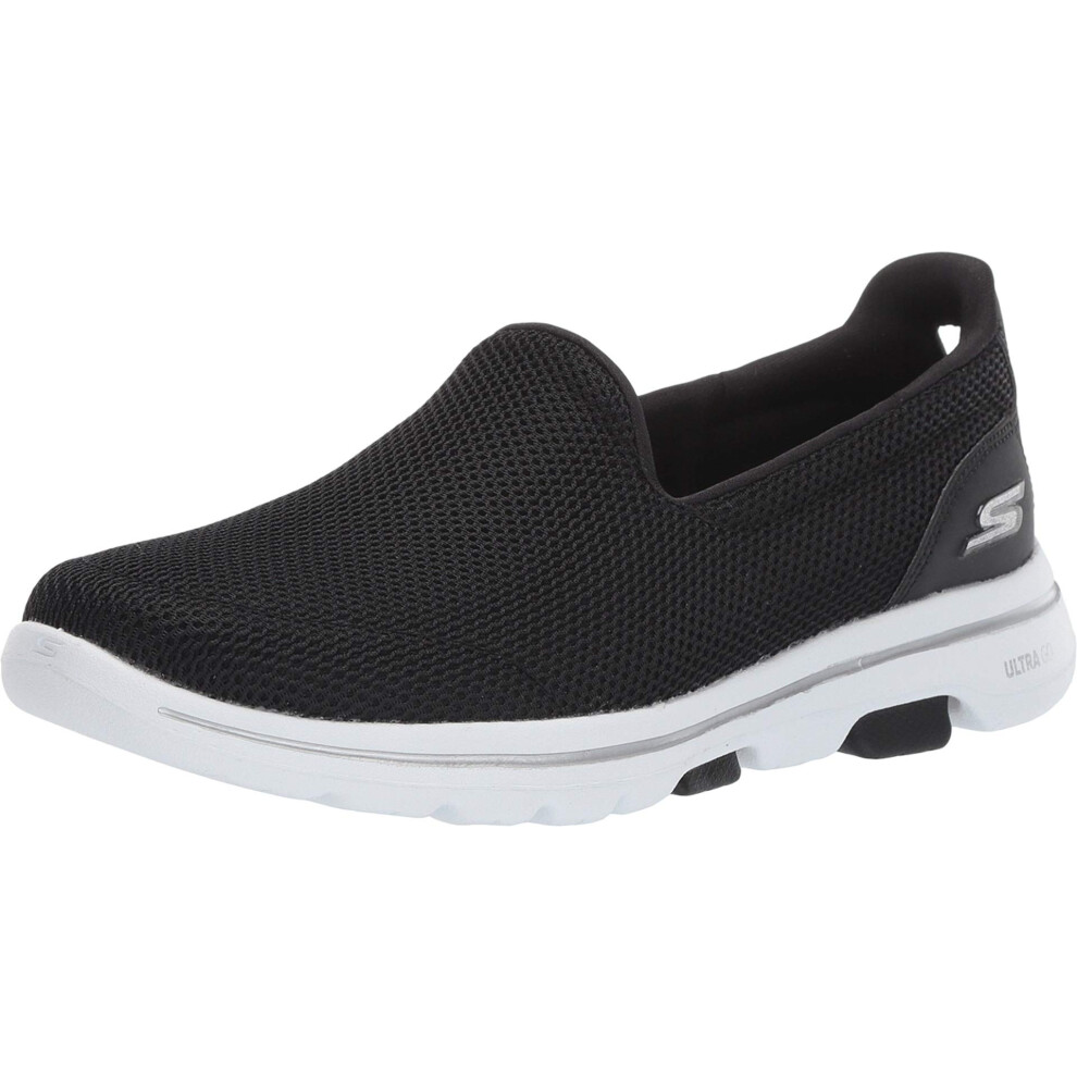 Skechers Women's Sneaker  Black/White  5