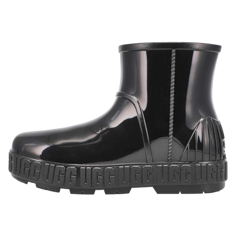 UGG Women's DRIZLITA Rain Boot  Black  5