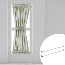 Round Sash Rod 8MM 28-48 inch (Set of 2)