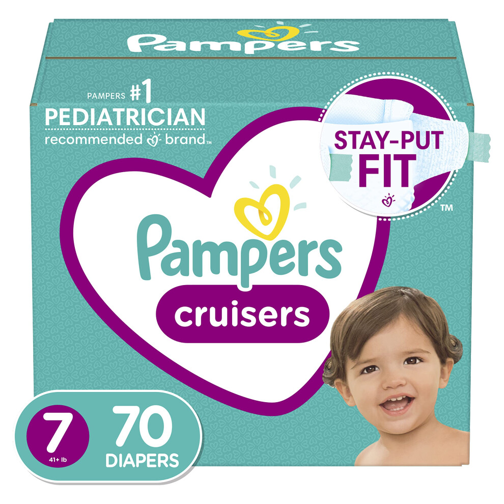 Pampers cruisers Diapers Size 7 70 count