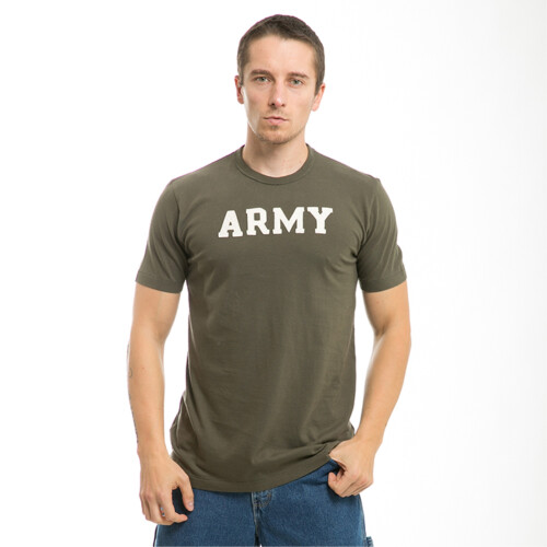 Oceanside Applique T's Army Olive XL 1