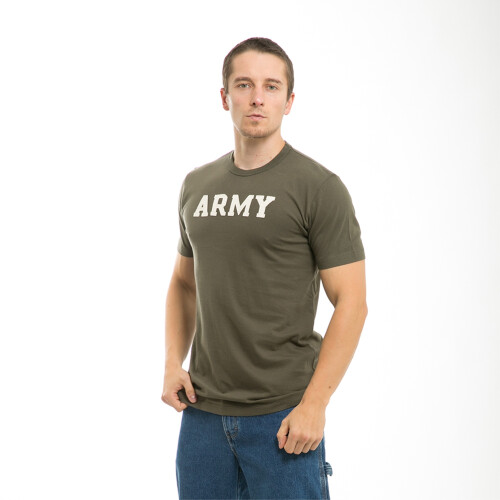 Oceanside Applique T's Army Olive XL 2