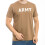Oceanside Applique T's Army A Brown L 1