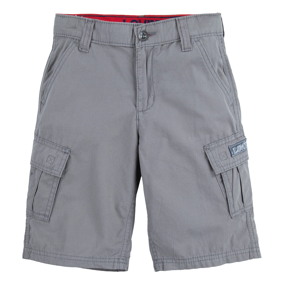 Levi's Boys' Cargo Shorts  Steel Grey  5