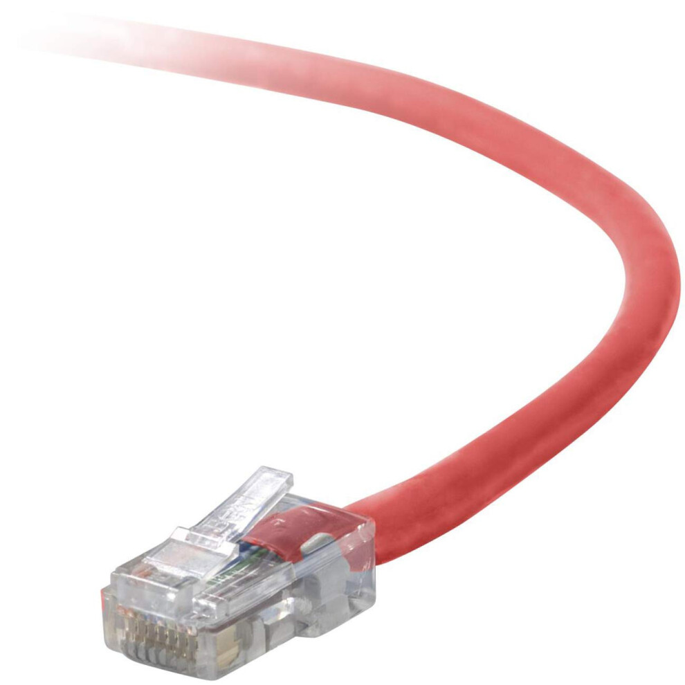 Belkin cAT5E Patch cable RJ45MRJ45M 8 Red