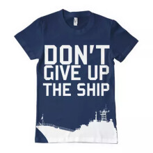 Ein Global Force Herren-T-Shirt, Marineblau  Gre S