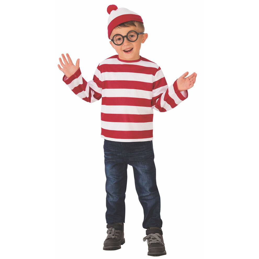 Rubies childs Wheres Waldo costume  Large