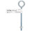 OLHO BOLT C/ PORCA 1/4""X4"" (Pacote de 10) 1