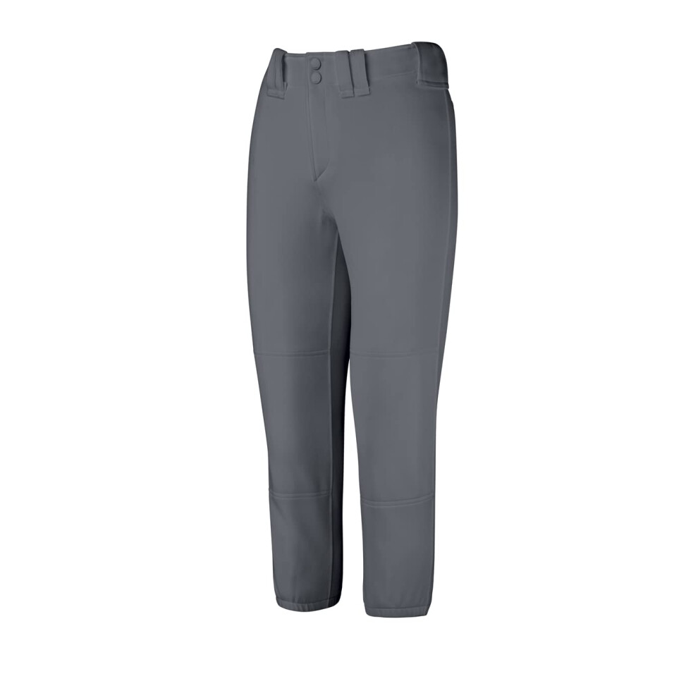 Mizuno Womens Belted Pant L Dark charcoal