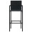 VidaXL vidaXL Bar Stools 2 pcs Black Poly Rattan 3