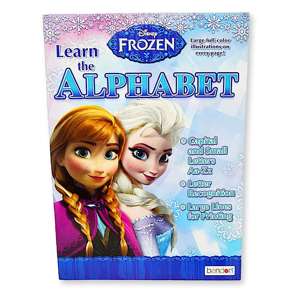 Disney Frozen Learn The Alphabet Workbook