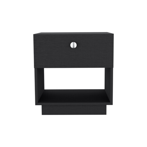 Paris 1 Drawer Nightstand -Bedroom-Wengue 1