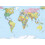 Brewster 4-050 World Map Wall Mural  Blue 1