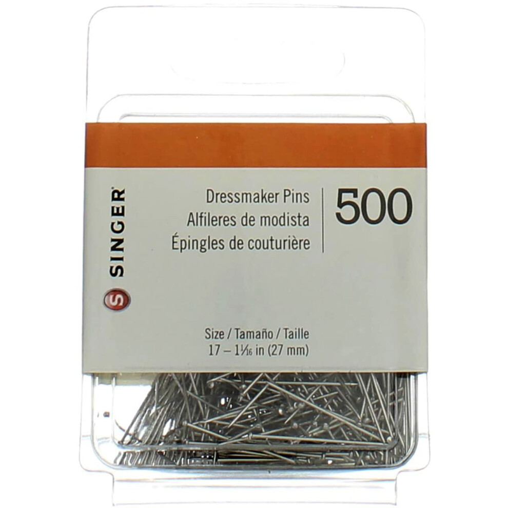 Singer Dressmaker Pins  500-count (3 Pack)