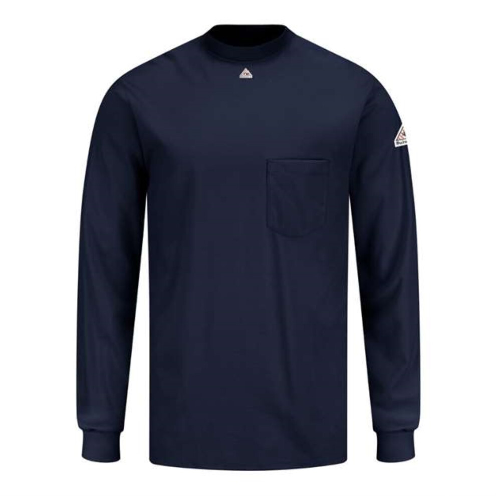 T-shirt     manches longues en tricot Bulwark - Bleu marine S