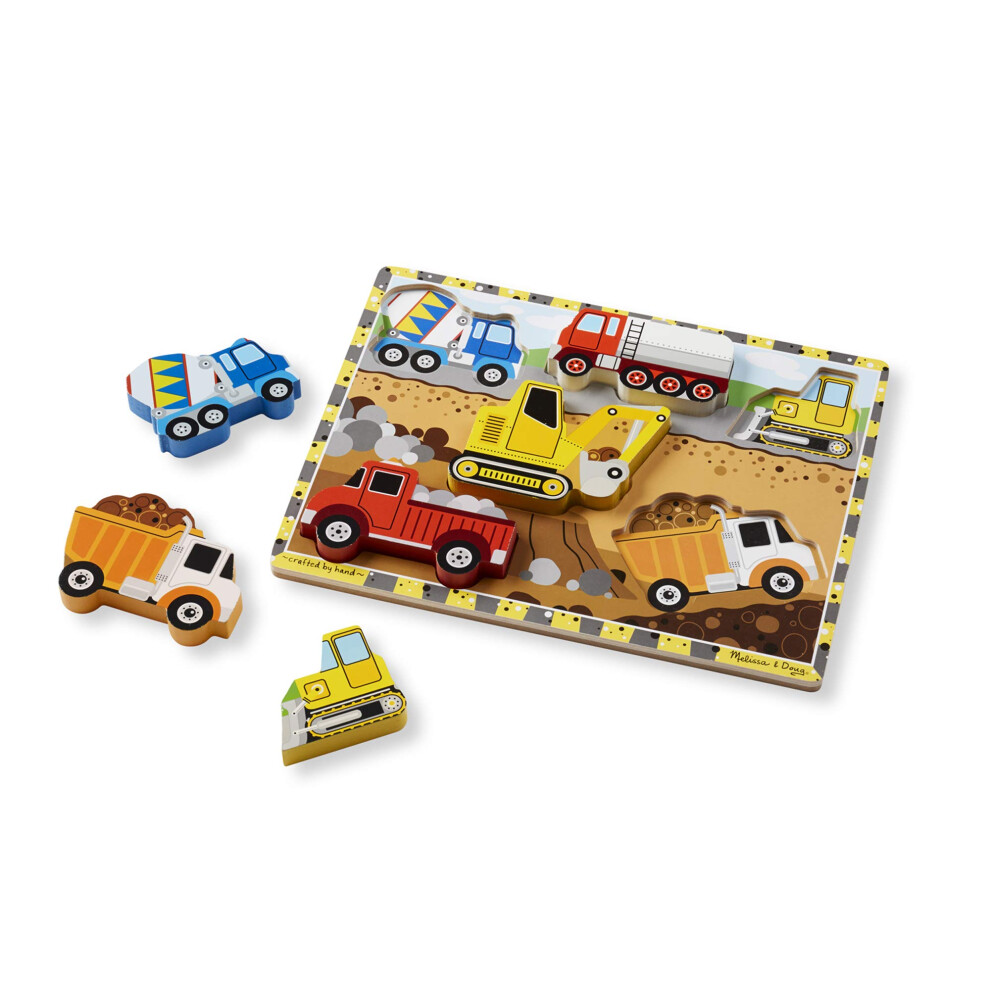 Melissa & Doug  Puzzle chunky construction