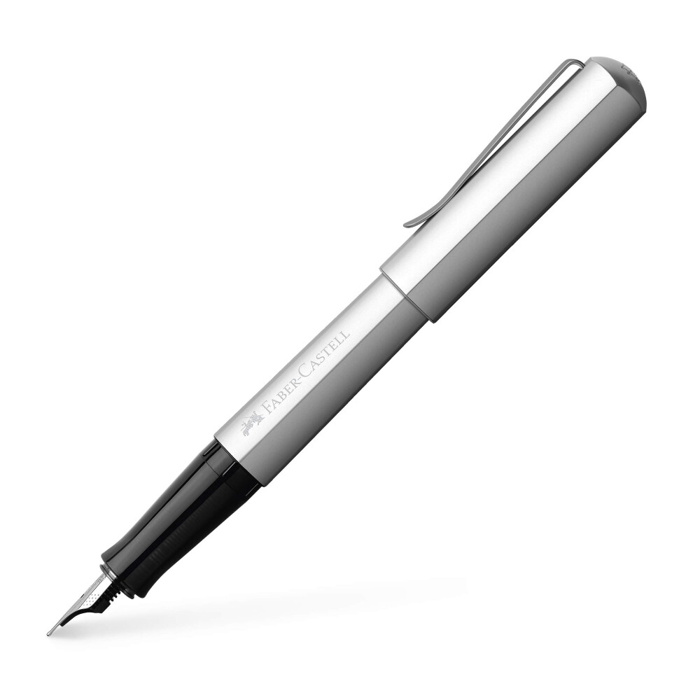 Faber-Castell Hexo B Fountain Pen - Silver