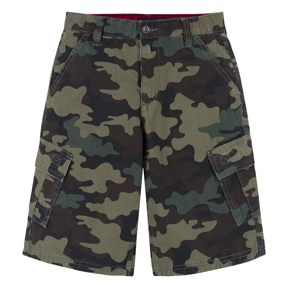 Levi's Boys' Cargo Shorts  Cypress Camo  5