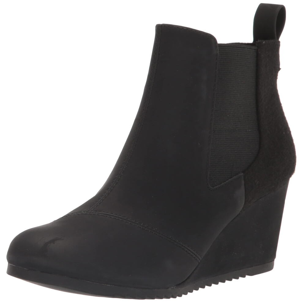 TOMS Women's Bailey Ankle Boot  Black  6.5