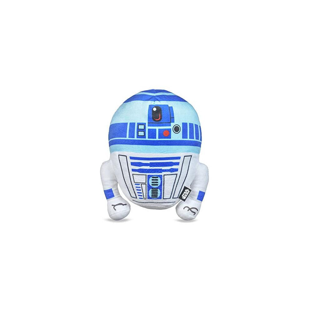 STAR WARS 9"" R2-D2 Plush Squeaker Toy | 9