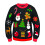 Pull adulte moche avec ic   ne de No   l standard 1