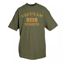 Vietnam-Veteranen-T-Shirt Olivgrn  Medium