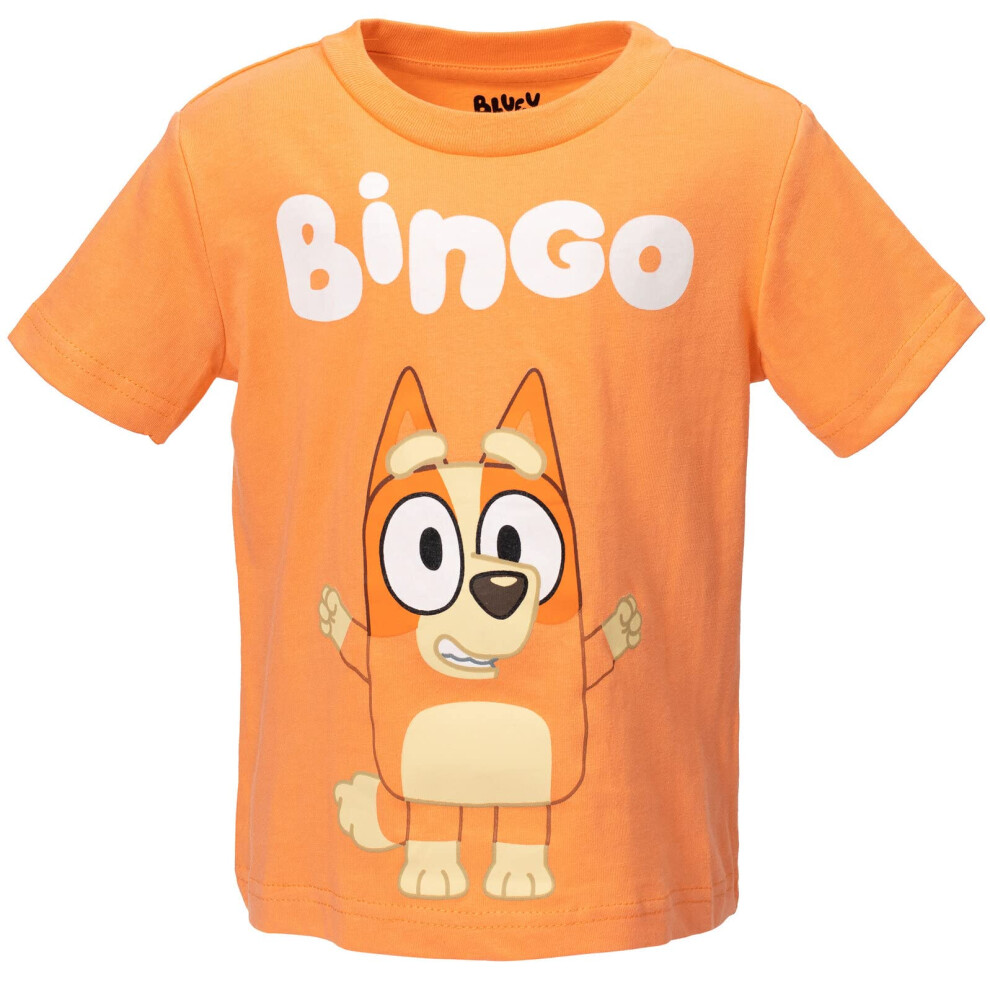 Bluey Bingo Little Boys graphic T-Shirt 7-8