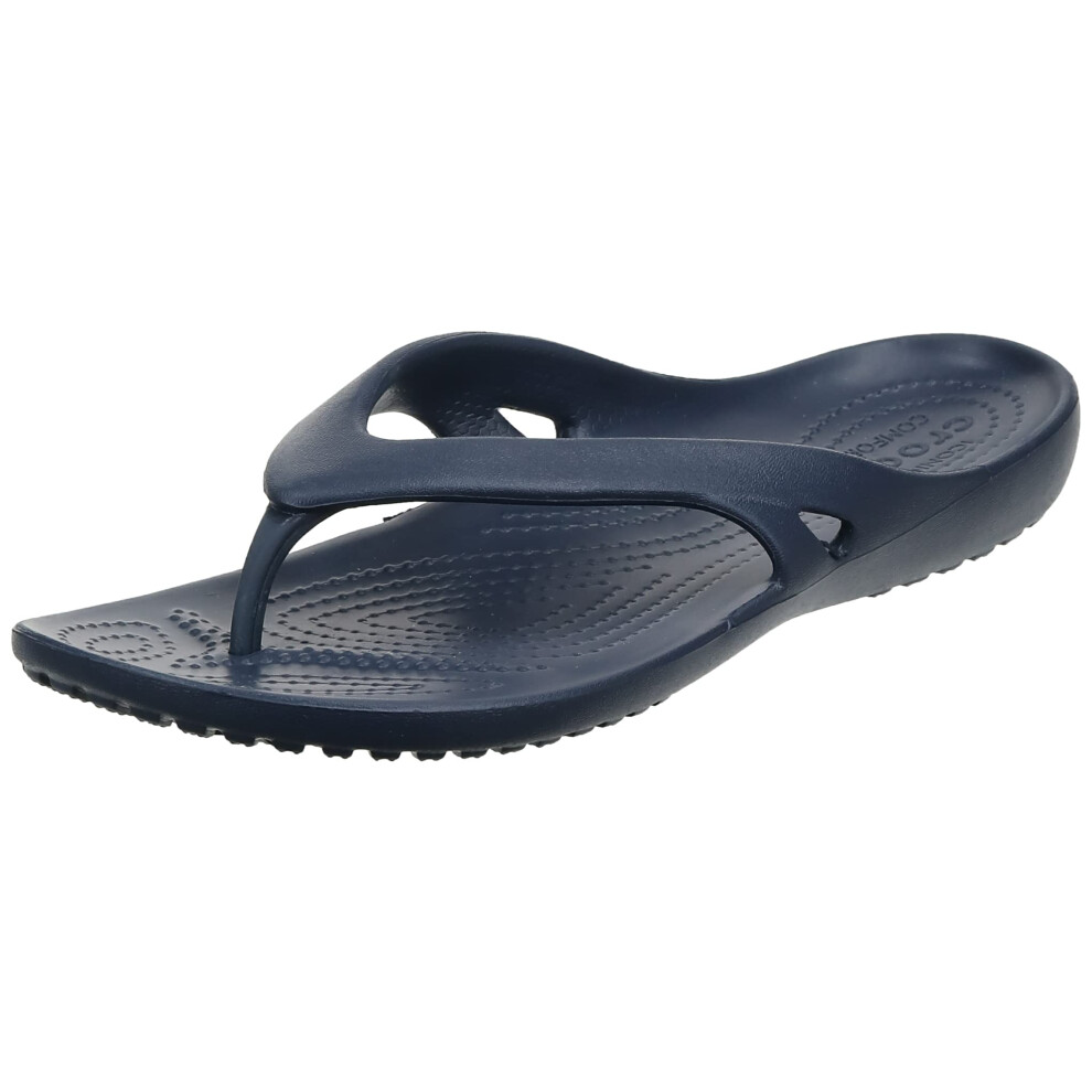 crocs womens Kadee Ii Flip Flop  Navy  7 US