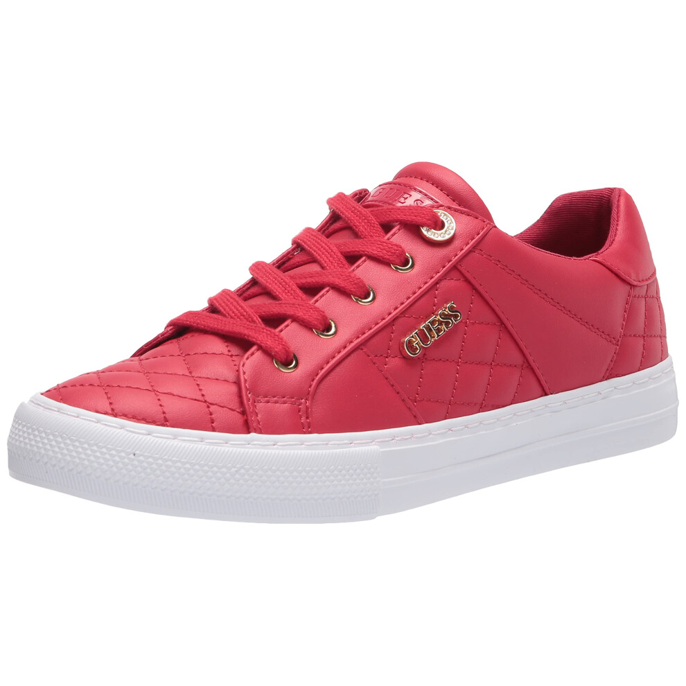 Guess Women 's Loven3 Sneaker  Red 610  7.5