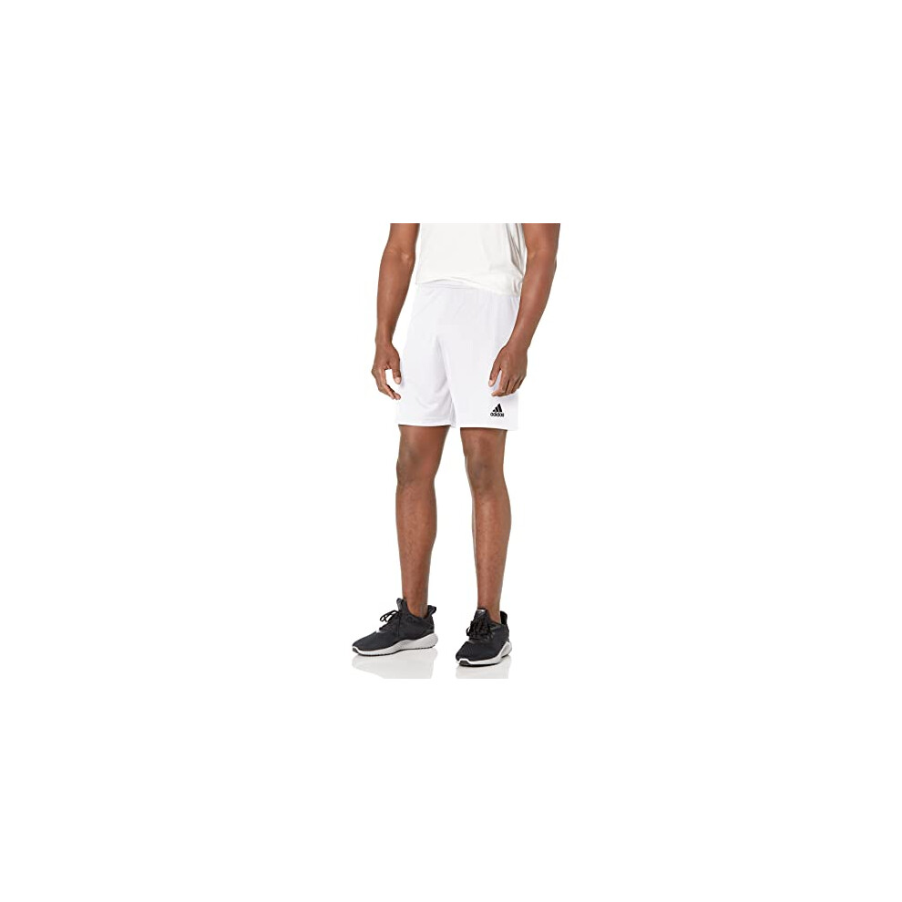 adidas Mens Entrada 22 Shorts  White  Large